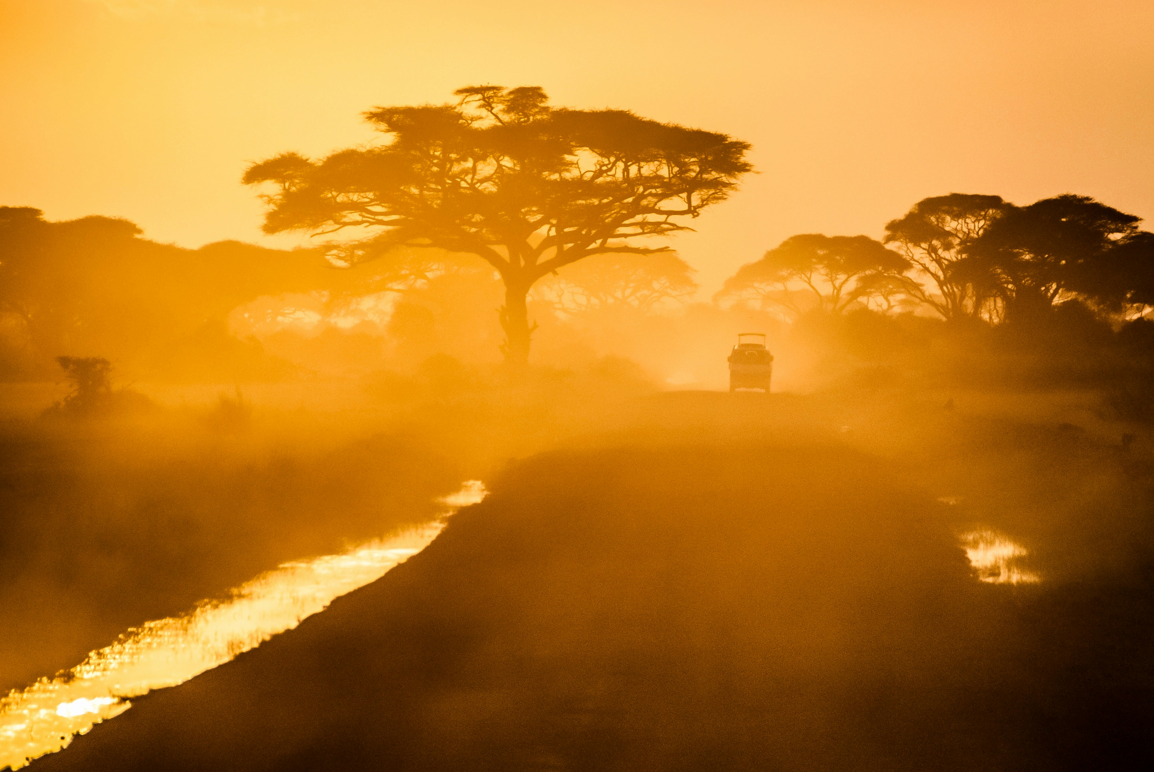 Sunset in Tanzania